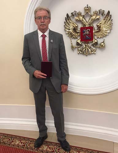 Мэру Кольцово вручена госнаграда Российской Федерации