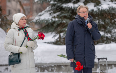 В Кольцово отметили день освобождения Ленинграда от фашистов
