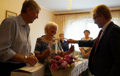 Кольцовская семья Марченко отмечает золотую свадьбу