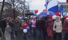 Митинг в Новосибирске - Единство